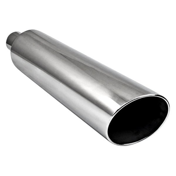 Different Trend® - Diesel Series Round Rolled Edge Angle Cut Polished Exhaust Stack