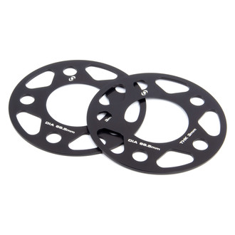 Dinan® - Black Anodized 6061-Aluminum Wheel Spacer Kit
