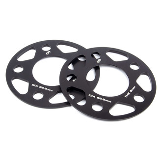 Dinan® - Black Anodized 6061-Aluminum Wheel Spacer Kit