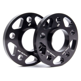 Dinan® - Black Anodized 6061-Aluminum Wheel Spacer Kit