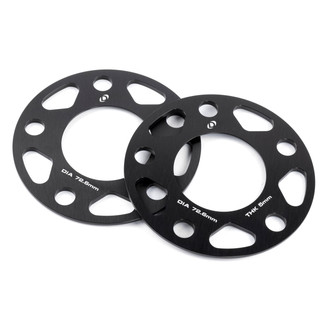 Dinan® - Black Anodized CNC-Machined Aluminum Wheel Spacer Kit