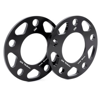 Dinan® - Black Anodized CNC-Machined Aluminum Wheel Spacer Kit