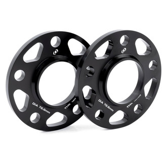 Dinan® - Black Anodized CNC-Machined Aluminum Wheel Spacer Kit