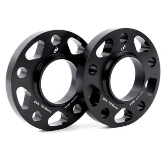 Dinan® - Black Anodized CNC-Machined Aluminum Wheel Spacer Kit