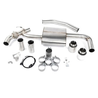 Dinan® - Free Flow™ 304 SS Valved Axle-Back Exhaust System with Split Rear Exit