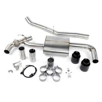 Dinan® - Free Flow™ 304 SS Valved Axle-Back Exhaust System with Split Rear Exit