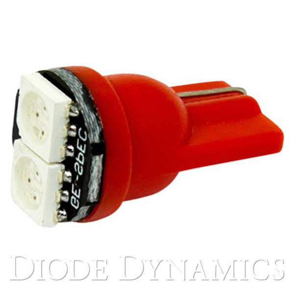 Diode Dynamics® - SMD2 LED Bulb (194 / T10, Red)