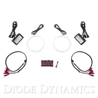 Diode Dynamics® - 4.33" HD Amber LED Halo Kit