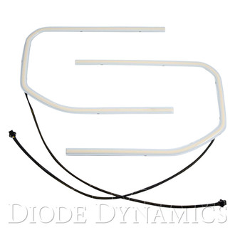 Diode Dynamics® - C-Shaped Switchback White/Amber LED Halo Kit