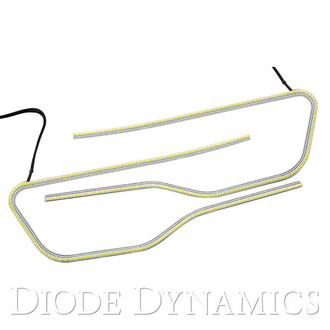 Diode Dynamics® - Switchback White/Amber LED Halo Kit