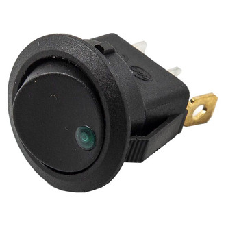 Diode Dynamics® - On/Off Toggle Green Round Switch