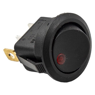 Diode Dynamics® - On/Off Toggle Red Round Switch