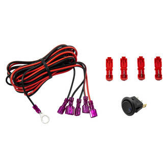 Diode Dynamics® - On/Off Toggle Blue Round Switch Kit