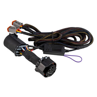 Diode Dynamics® - 7-pin Dual-Output Wiring Harness for C1R Series LED Lights