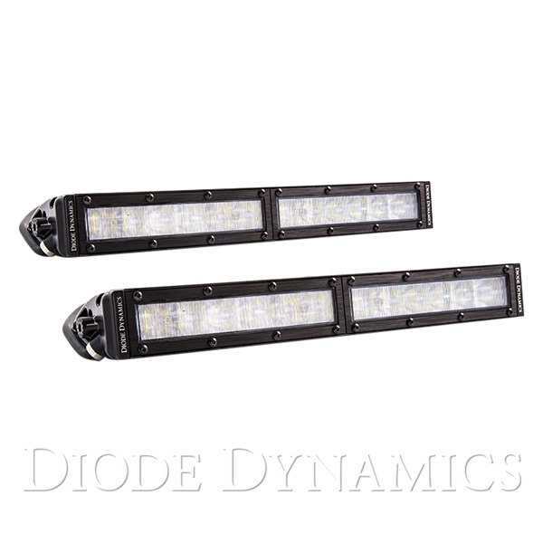Diode Dynamics® - Stage Series Custom SAE/DOT 12" 2x58.8W Wide Beam LED Light Bars