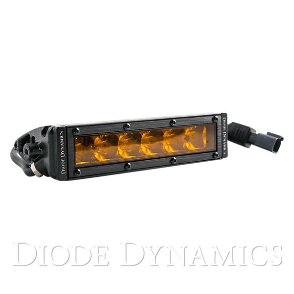 Diode Dynamics® - Stage Series Custom SAE/DOT 6" 26.6W Driving Beam Amber LED Light Bar