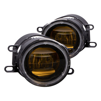 Diode Dynamics® - Fog Light Location Mounted Elite Series Type B 3.6" 2x15W Round Fog Beam Yellow LED Light Kit