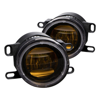 Diode Dynamics® - Fog Light Location Mounted Elite Series Type CGX 3.6" 2x15W Round Fog Beam Yellow LED Light Kit
