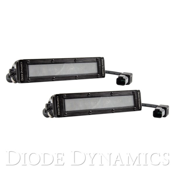 Diode Dynamics® - Stage Series Custom SAE/DOT 6" 2x26.6W Flood Beam LED Light Bars