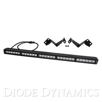 Diode Dynamics® - Lower Grille Opening Mounted Stage Series Stealth 30" 137.2W Driving Beam LED Light Bar Kit