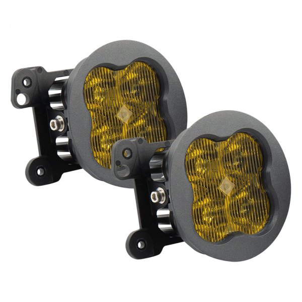 Diode Dynamics® - Stage Sport Series Type M SAE 3" 2x14.5W Fog Beam Yellow LED Lights
