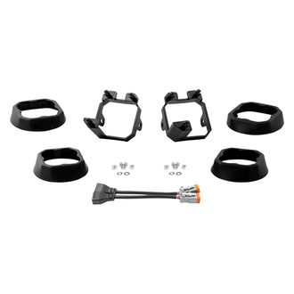 Diode Dynamics® - Stage Series Type GM Black Fog Light Location Mounts for 3" LED Lights