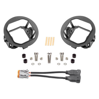 Diode Dynamics® - Stage Series Type FT Black Fog Light Location Mounts for 3" LED Lights