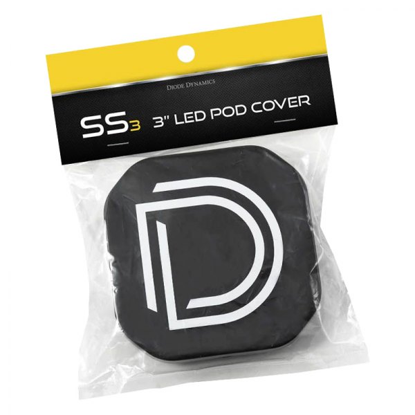 Diode Dynamics® - 3" Square Black Light Cover for Stage Series