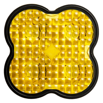 Diode Dynamics® - 3" Yellow Polycarbonate Flood Beam Lens for Stage Series