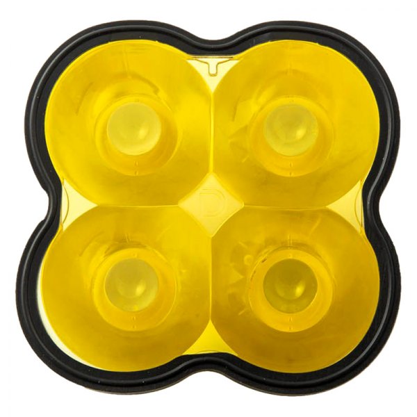 Diode Dynamics® - 3" Yellow Polycarbonate Spot Beam Lens for Stage Series