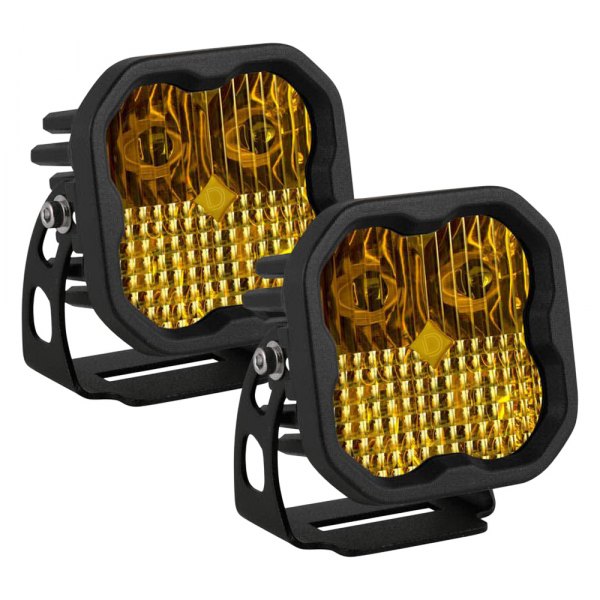 Diode Dynamics® - Stage Sport Series Standard 3" 2x14.5W Combo Beam Yellow LED Lights