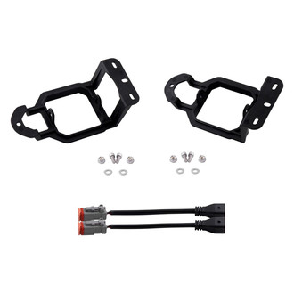 Diode Dynamics® - Stage Series Type MS Black Fog Light Location Mounts for 3" LED Lights