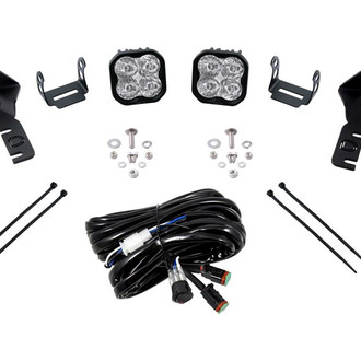 Diode Dynamics® - Hood Ditch Mounted Stage Pro Series 3" 2x36W Driving Beam LED Light Kit