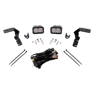 Diode Dynamics® - Hood Ditch Mounted Stage Pro Standard Series 2" 2x25.6W Combo Beam LED Light Kit