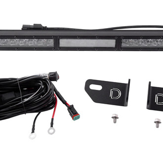 Diode Dynamics® - Front Bumper Mounted Stage Series 18" 79.8W Combo Beam LED Light Bar Kit