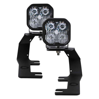 Diode Dynamics® - Hood Ditch Mounted Stage Pro Series 3" 2x36W Driving Beam LED Light Kit