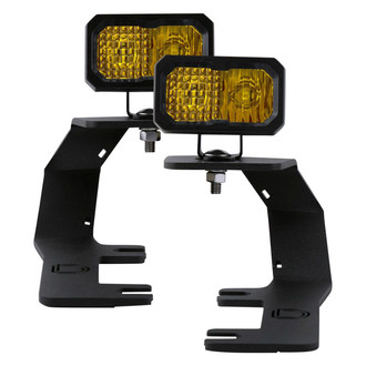 Diode Dynamics® - Hood Ditch Mounted Stage Sport Series 2" 2x7.7W Combo Beam Amber LED Light Kit