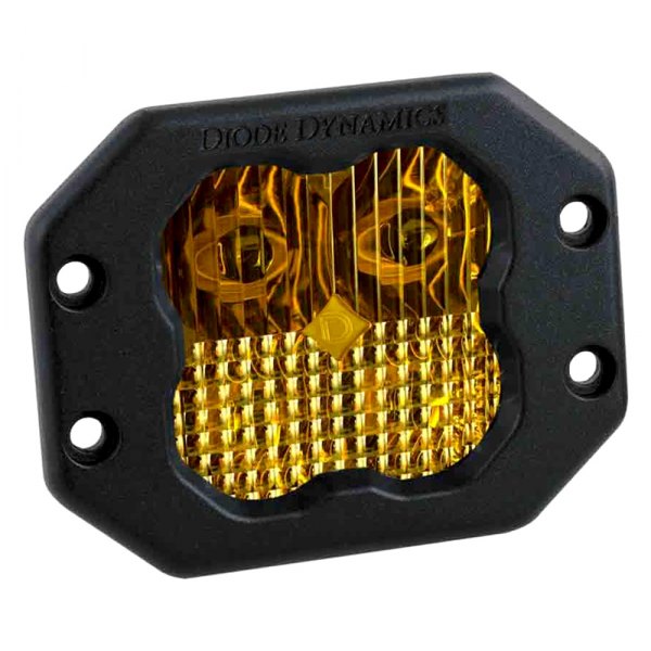 Diode Dynamics® - Stage Sport Series Flush Mount 3" 14.5W Combo Beam Yellow LED Light
