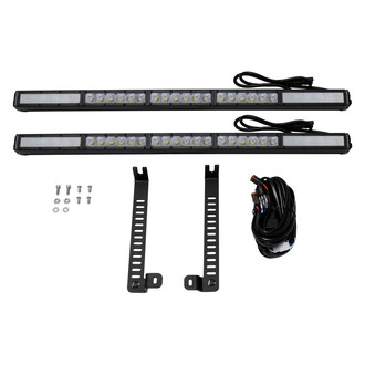 Diode Dynamics® - Lower Grille Opening Mounted Stage Series Stealth 30" 137.2W LED Light Bar Kit