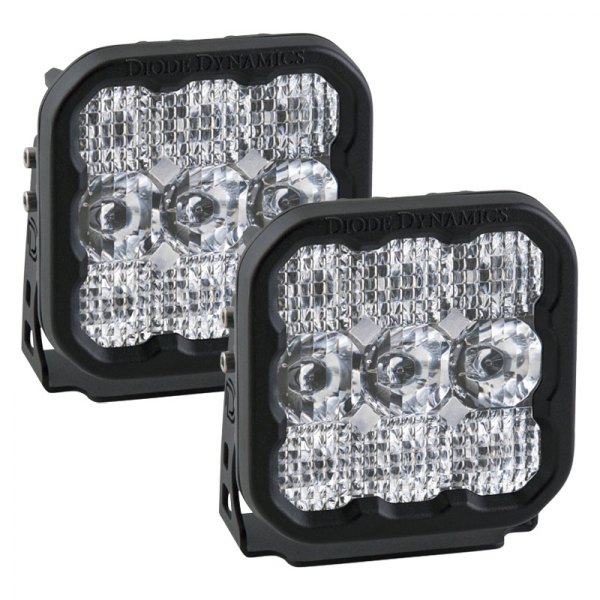 Diode Dynamics® - Stage Sport Series 5" 2x40W Square Combo Beam LED Lights