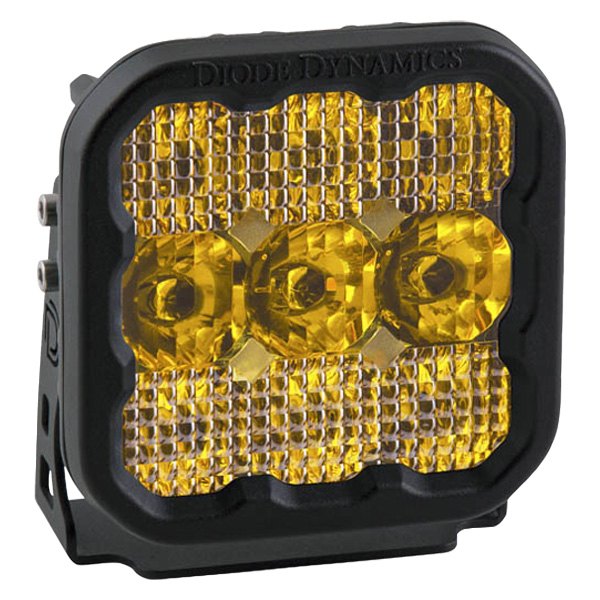 Diode Dynamics® - Stage Sport Series 5" 40W Square Combo Beam Yellow LED Light