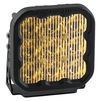 Diode Dynamics® - Stage Pro Series 5" 90W Square Driving Beam Yellow LED Light