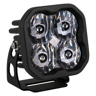 Diode Dynamics® - Stage Pro Series Standard SAE 3" 36W Square Driving Beam LED Light, With Amber Backlight
