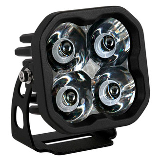 Diode Dynamics® - Stage Pro Series Standard 3" 36W Square Spot Beam LED Light, With Amber Backlight
