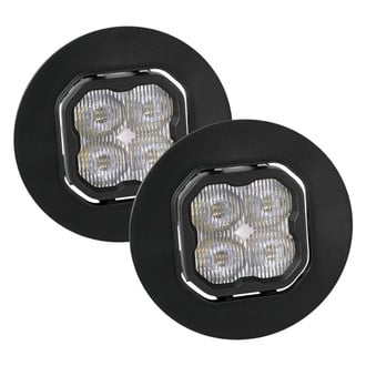 Diode Dynamics® - Fog Light Location Stage Max Series Type GM-5 SAE 3" 2x38.5W Square Fog Beam LED Lights, with Amber Backlight