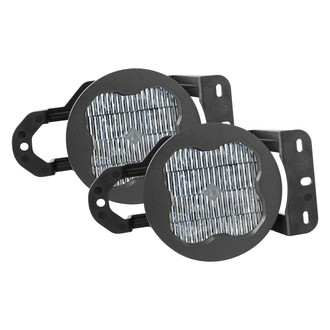 Diode Dynamics® - Fog Light Location Stage Sport Series Type MS SAE 3" 2x14.5W Square Fog Beam LED Lights, with Amber Backlight