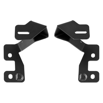 Diode Dynamics® - Black Hood Ditch Mounts for Two SS3 or SSC2 LED Lights