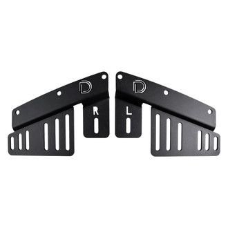 Diode Dynamics® - Black Fog Light Location Mounting Kit for Two SS3 or SSC2 LED Lights