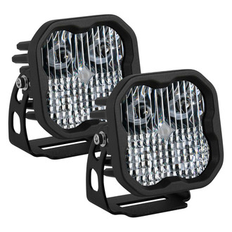 Diode Dynamics® - Hood Ditch Mounted Stage Sport Series 3" 2x14.5W Square Combo Beam LED Light Kit