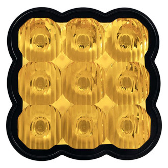Diode Dynamics® - 5" Yellow Polycarbonate Driving Beam Lens for Stage Series